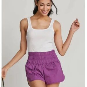 Free People The Way Home Shorts Magenta Size Medium